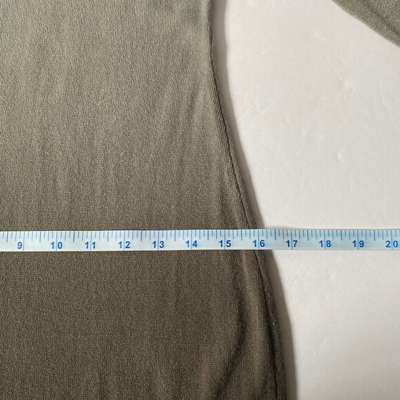 Connected Apparel Sweater Dress Womens Small Pewter Grayish Brown Ombre Cowl NWT - Picture 8 of 10